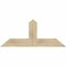 Ekena Millwork Portland Rough Sawn Timber Gable Bracket, Douglas Fir, 48"W x 20"H x 2"D x 6"F, 10/12 Pitch GBW048X20X0206POR00RDF - alternate 1